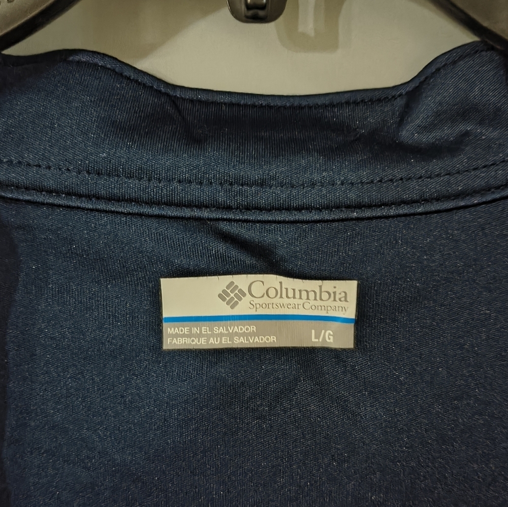 Columbia Navy Long Sleeve Pullover - Picture 4 of 5